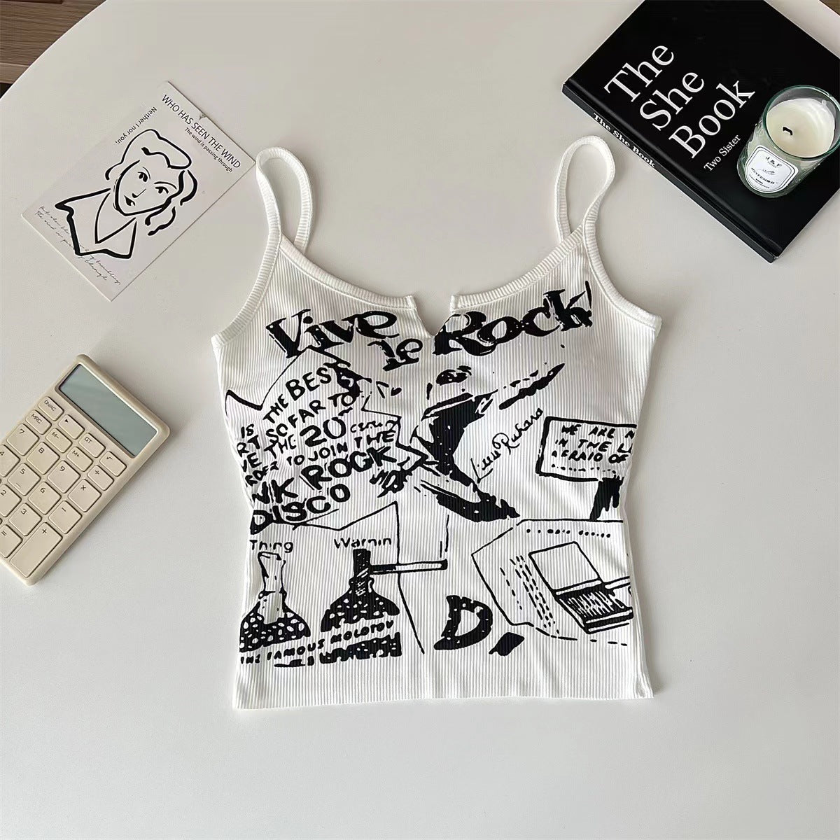 Pure Desire Style Short Letter Printing Sling